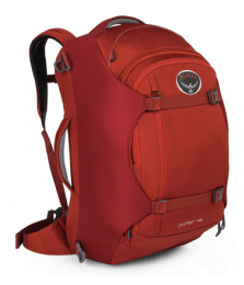 Osprey Porter 46 liter (bilde hentet fra Osprey sine hjemmesider). Kan kjøpes hos blant annet Nomaden Reisebutikk og Ospreys nettbutikk.